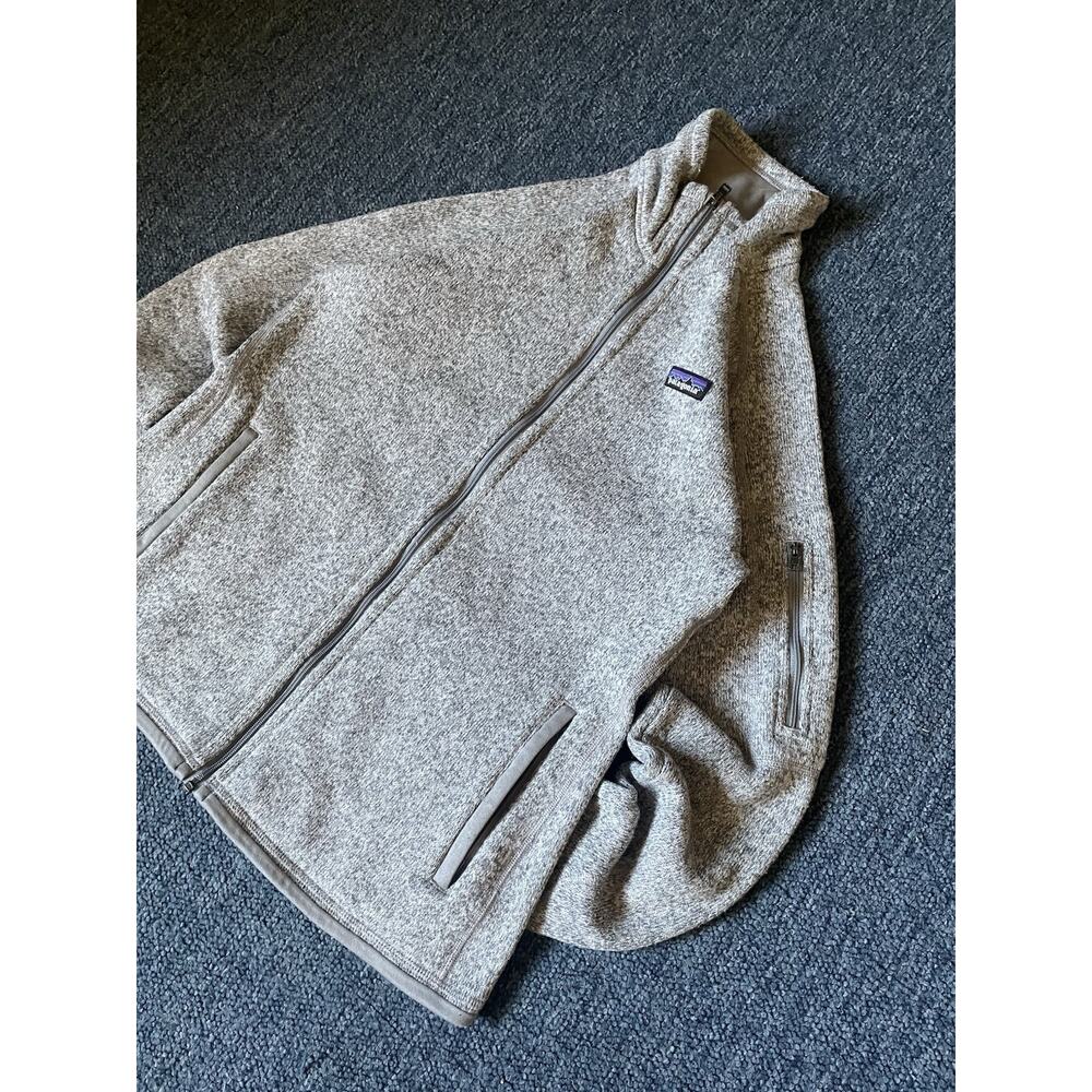 Patagonia Better Sweater Womens Small Heather Gray Full Zip Mock Neck Fleece